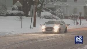 Massachusetts winter driving with studded tires