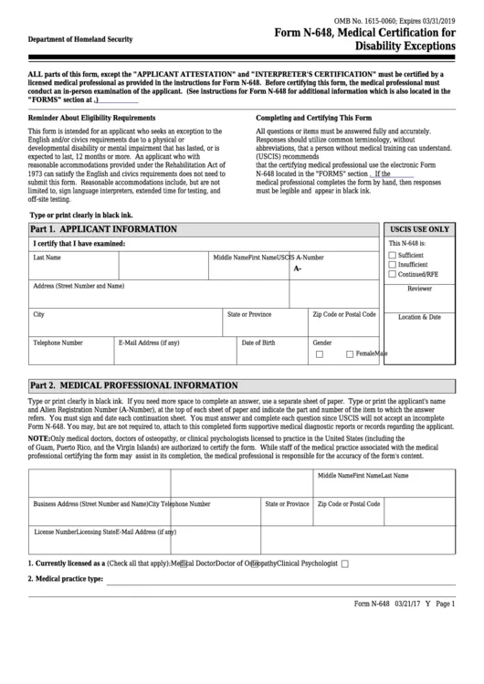 Medical Certification Form MV47