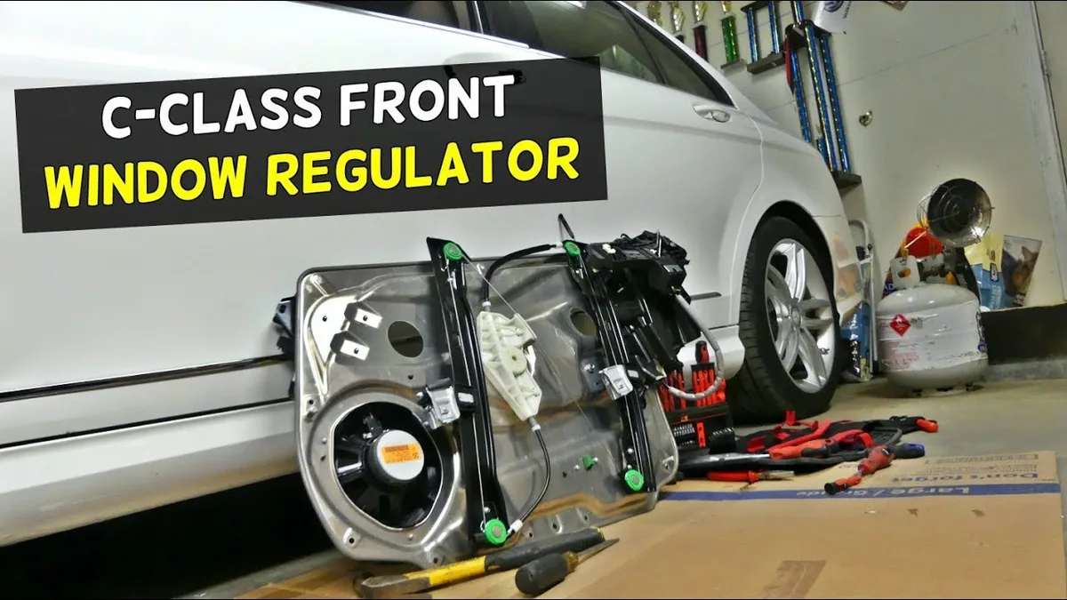 Mercedes window regulator replacement