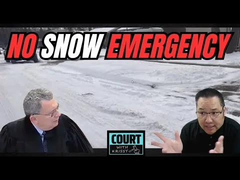 Michigan courtroom traffic violation hearing