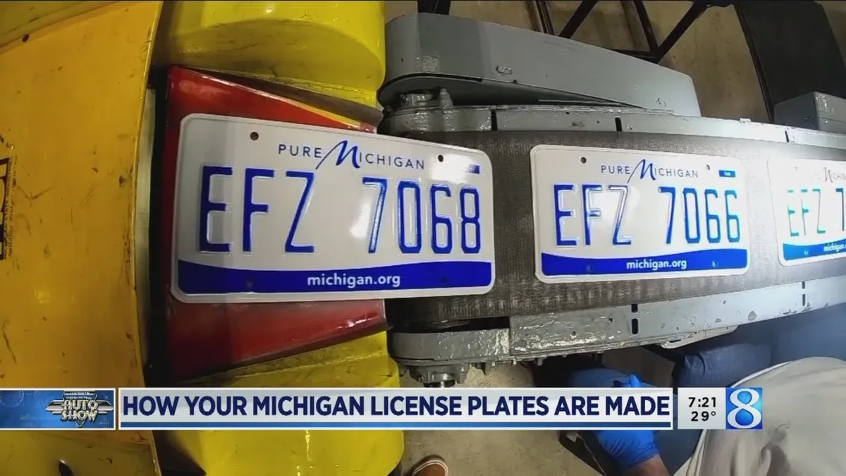 Michigan special designation plates