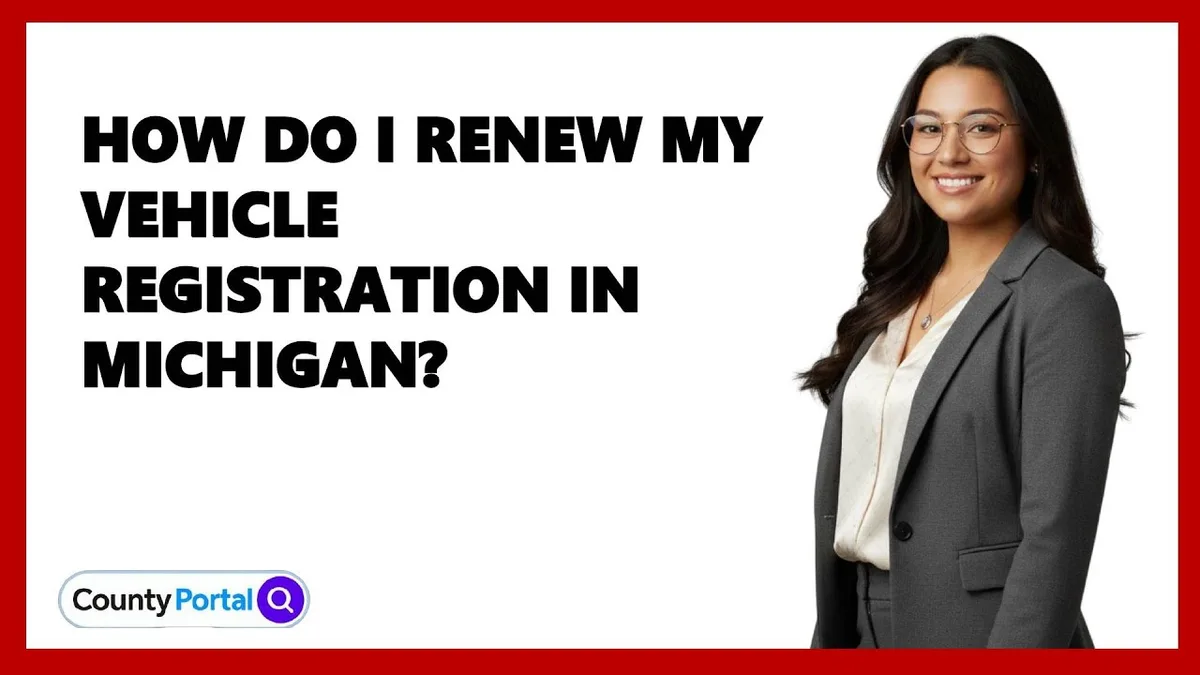 Michigan vehicle registration fee calculation example