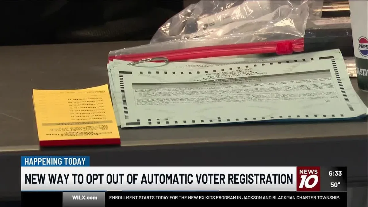Michigan voter registration form