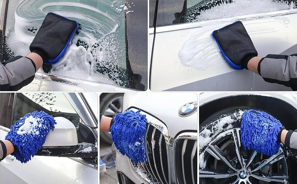 microfiber wash mitt