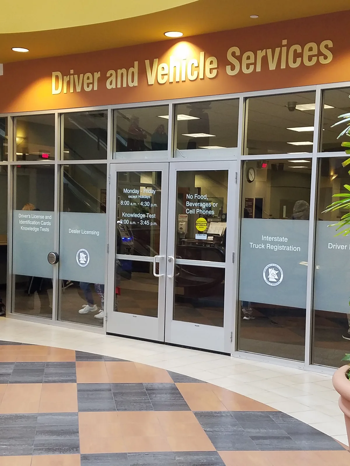 Minnesota DVS office interior