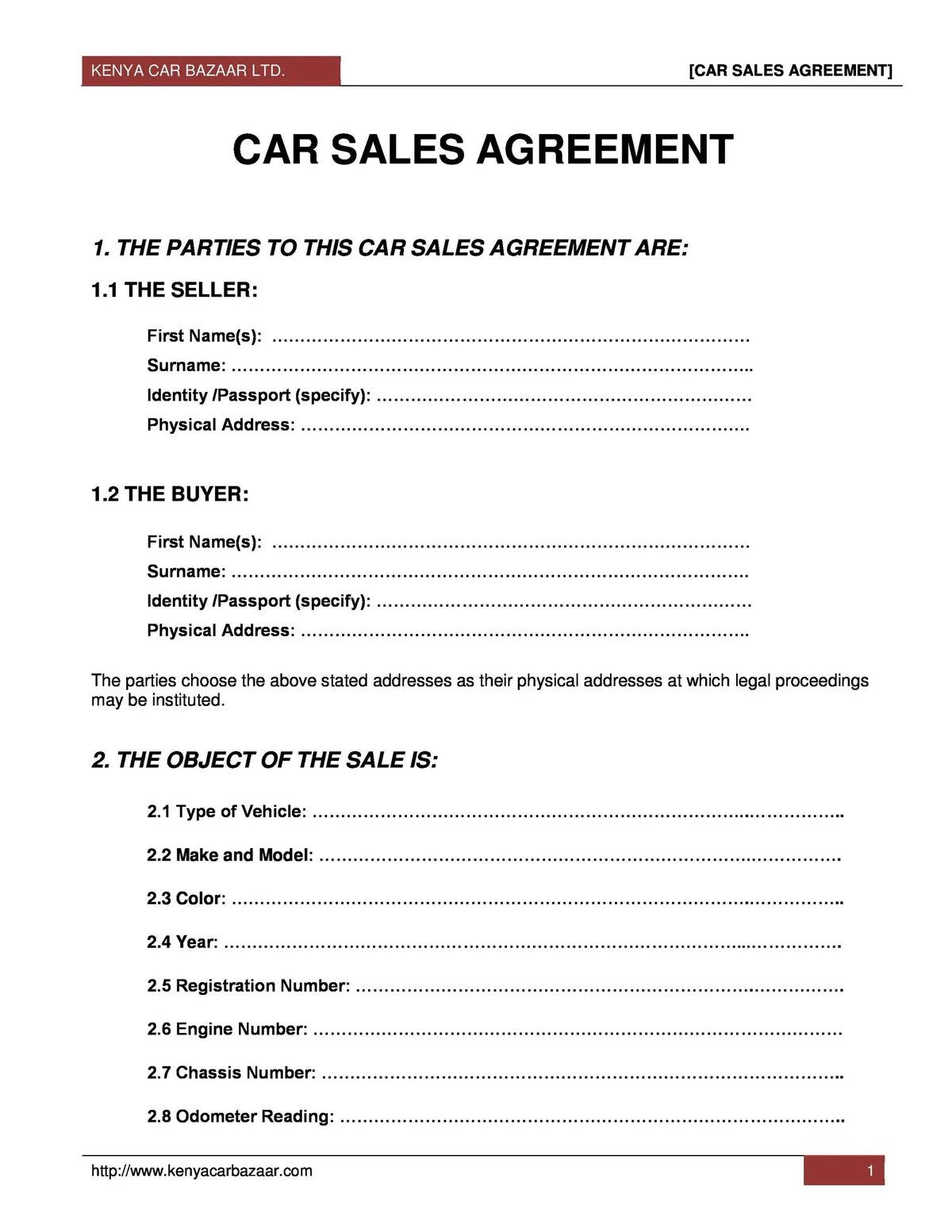 Minnesota lemon law claim documents
