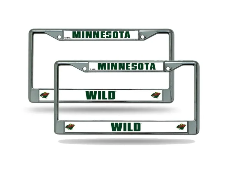 Minnesota license plate frame law and state name visibility requirements