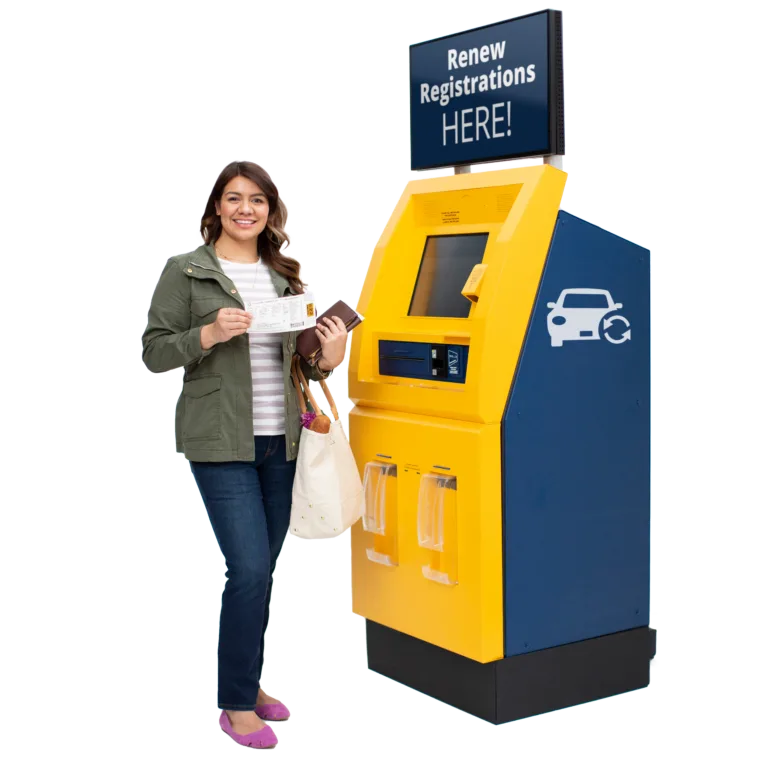 Minnesota self-service registration kiosk