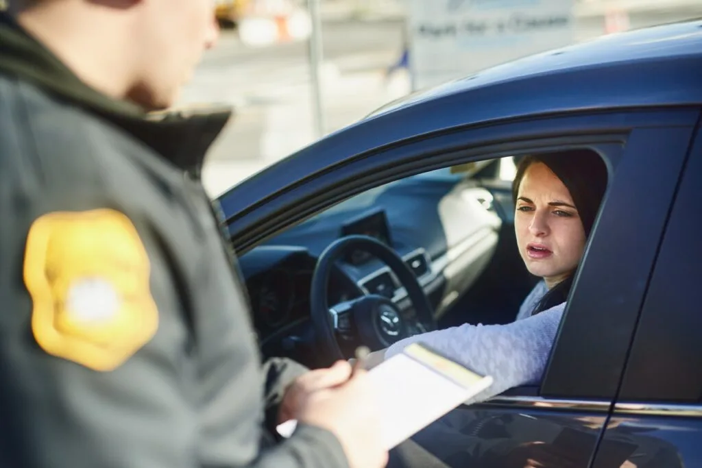Minnesota traffic stop for phone use