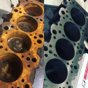 motor acid wash cleaning process
