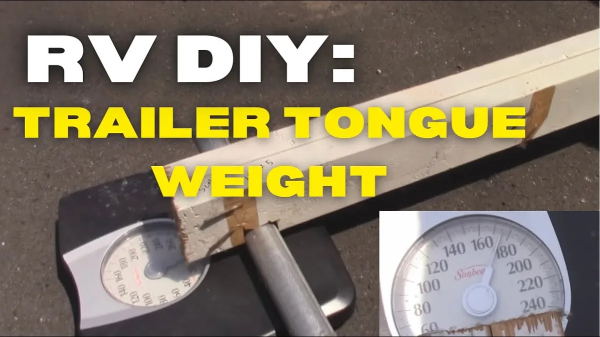 Motor-home weight scale at inspection station