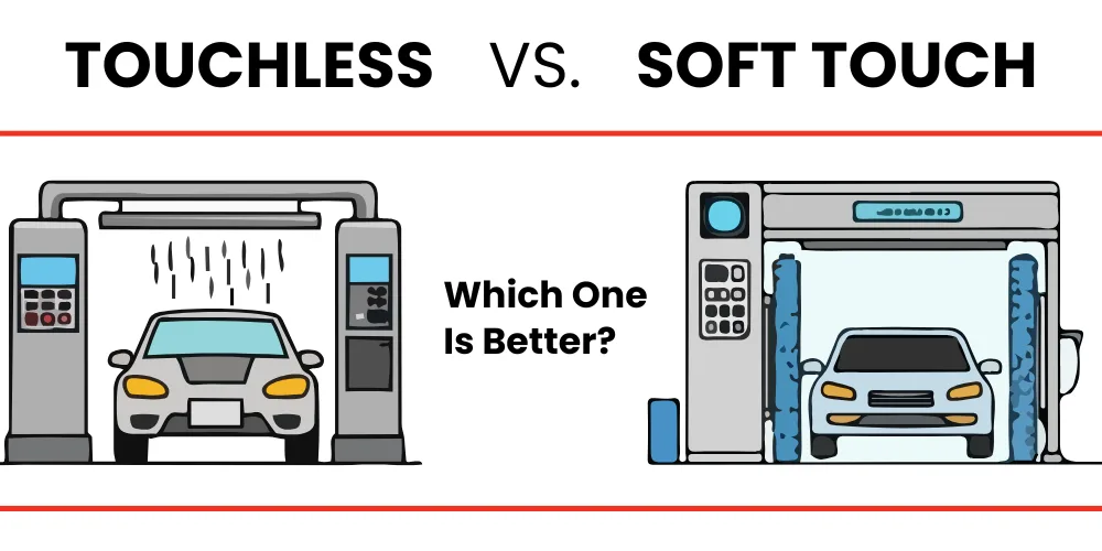 no touch vs soft cloth car wash comparison