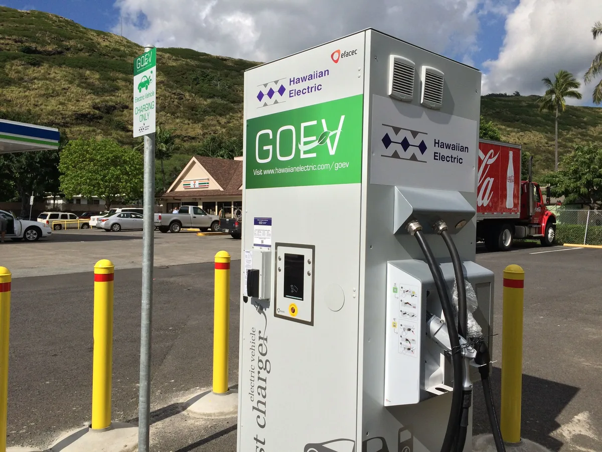 Oahu EV charging station