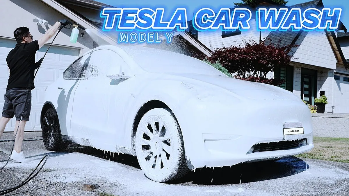 ph neutral car wash foam for tesla model y norway
