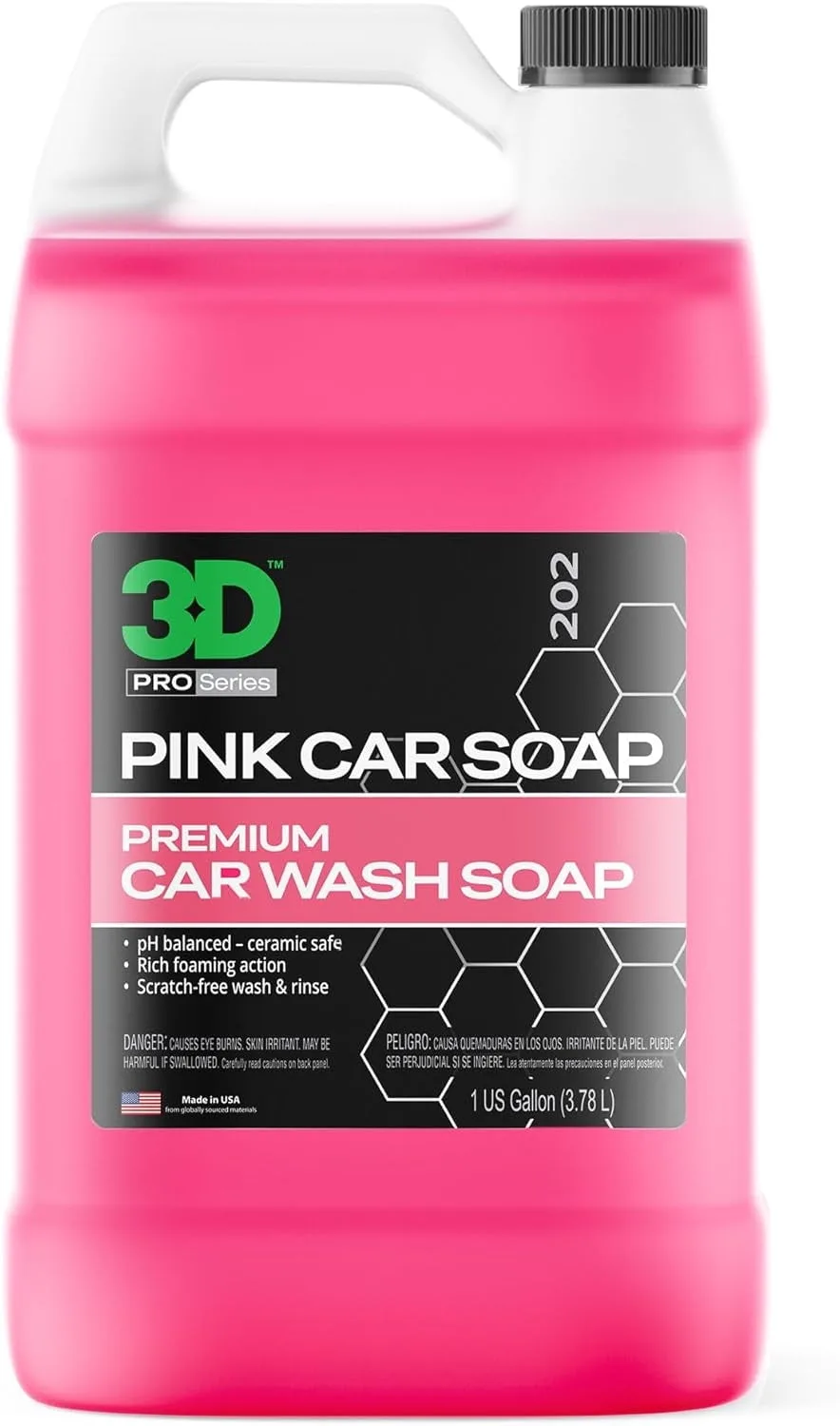 pH scale for car wash liquids