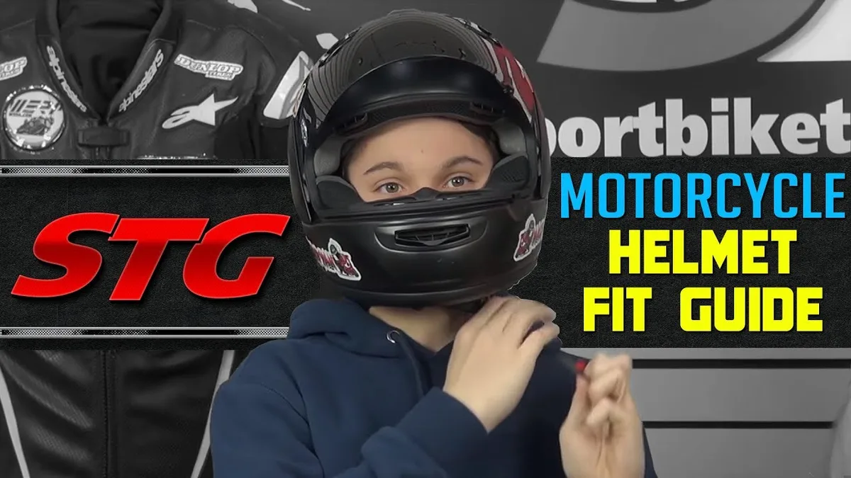 proper motorcycle helmet fit diagram