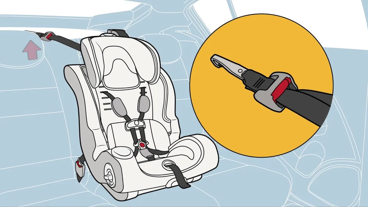 rear-facing car seat installation