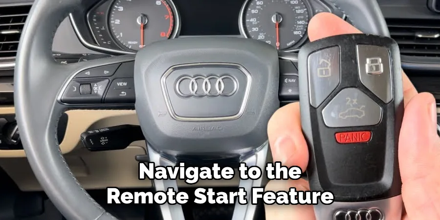 remote start car key fob