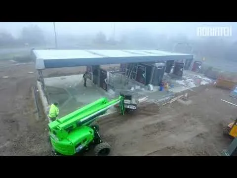 self-service car wash bay
