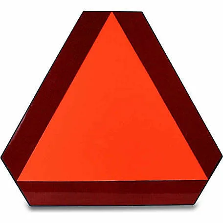 slow moving vehicle SMV emblem on tractor