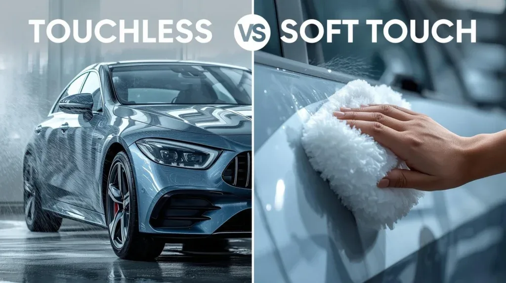 soft cloth vs touchless car wash