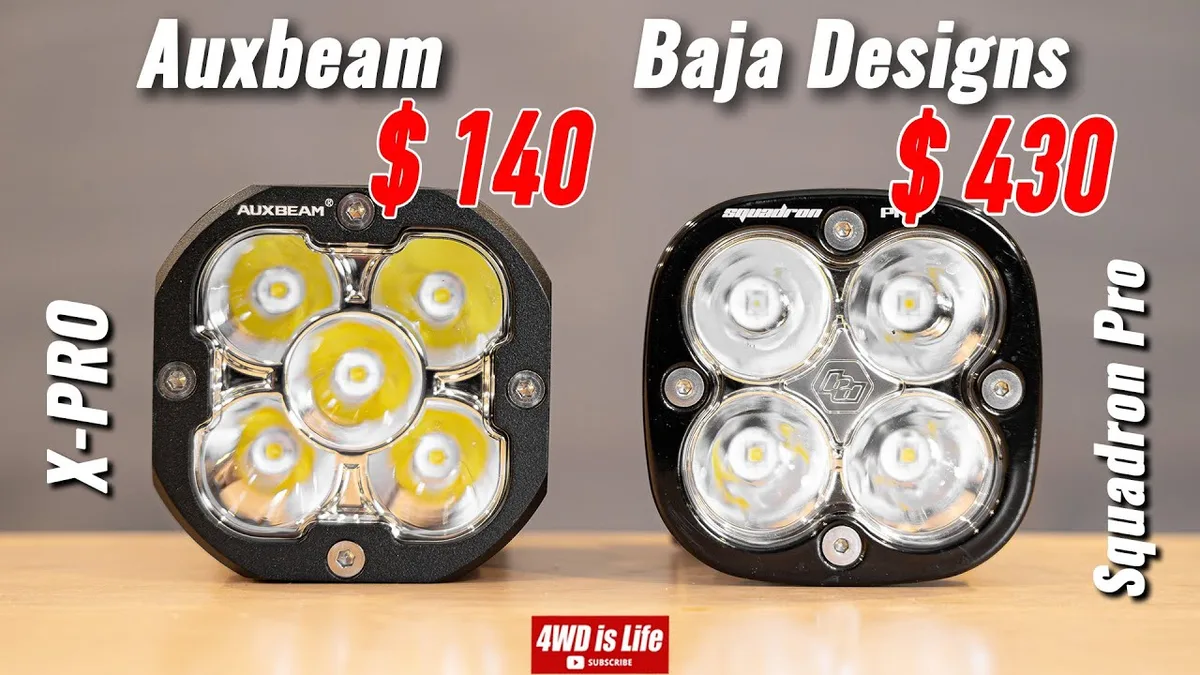 street-legal vs off-road light bars