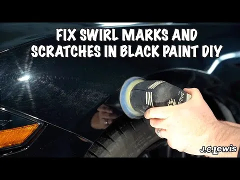 swirl marks on black car paint