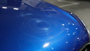 swirl marks on car paint from brush car wash