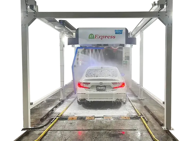 touchless automatic car wash tunnel
