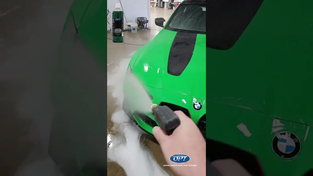 touchless car wash BMW