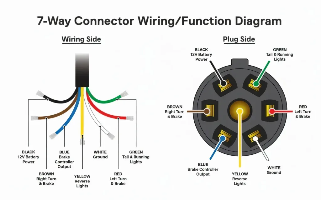 trailer wiring connector 7-way