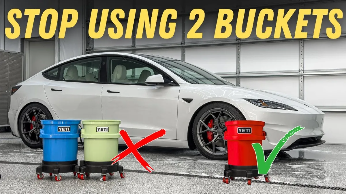 two bucket car wash method