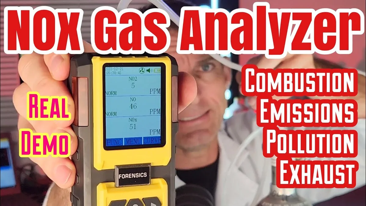 Two-speed idle emissions test setup
