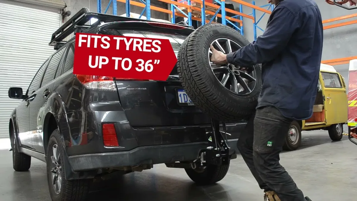 underbody spare wheel mounting