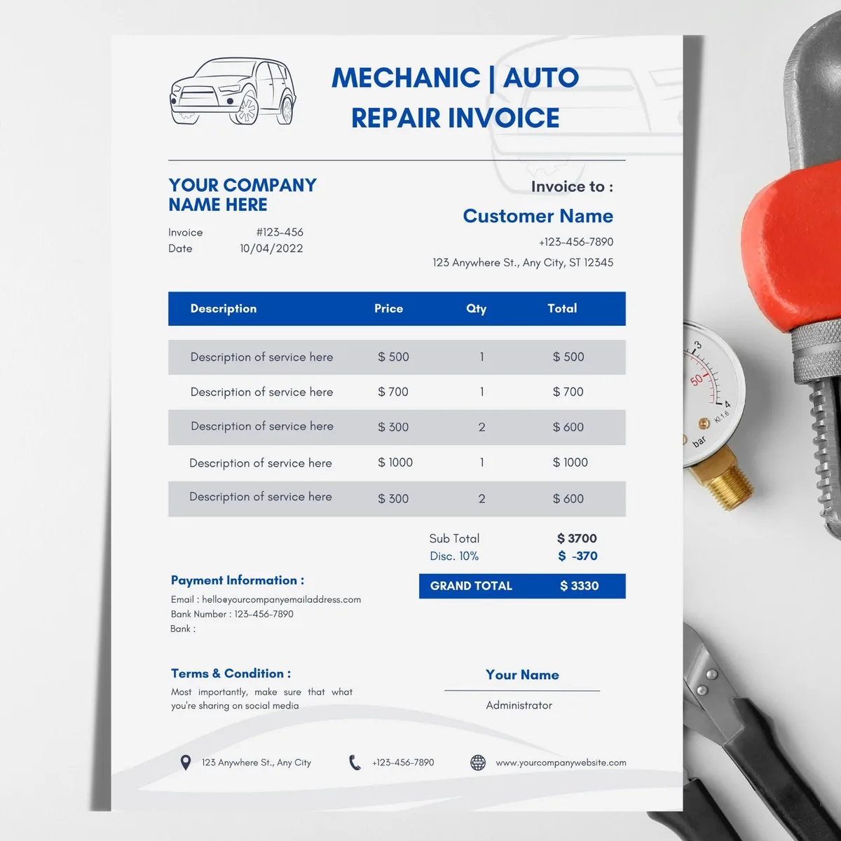 vehicle repair documentation