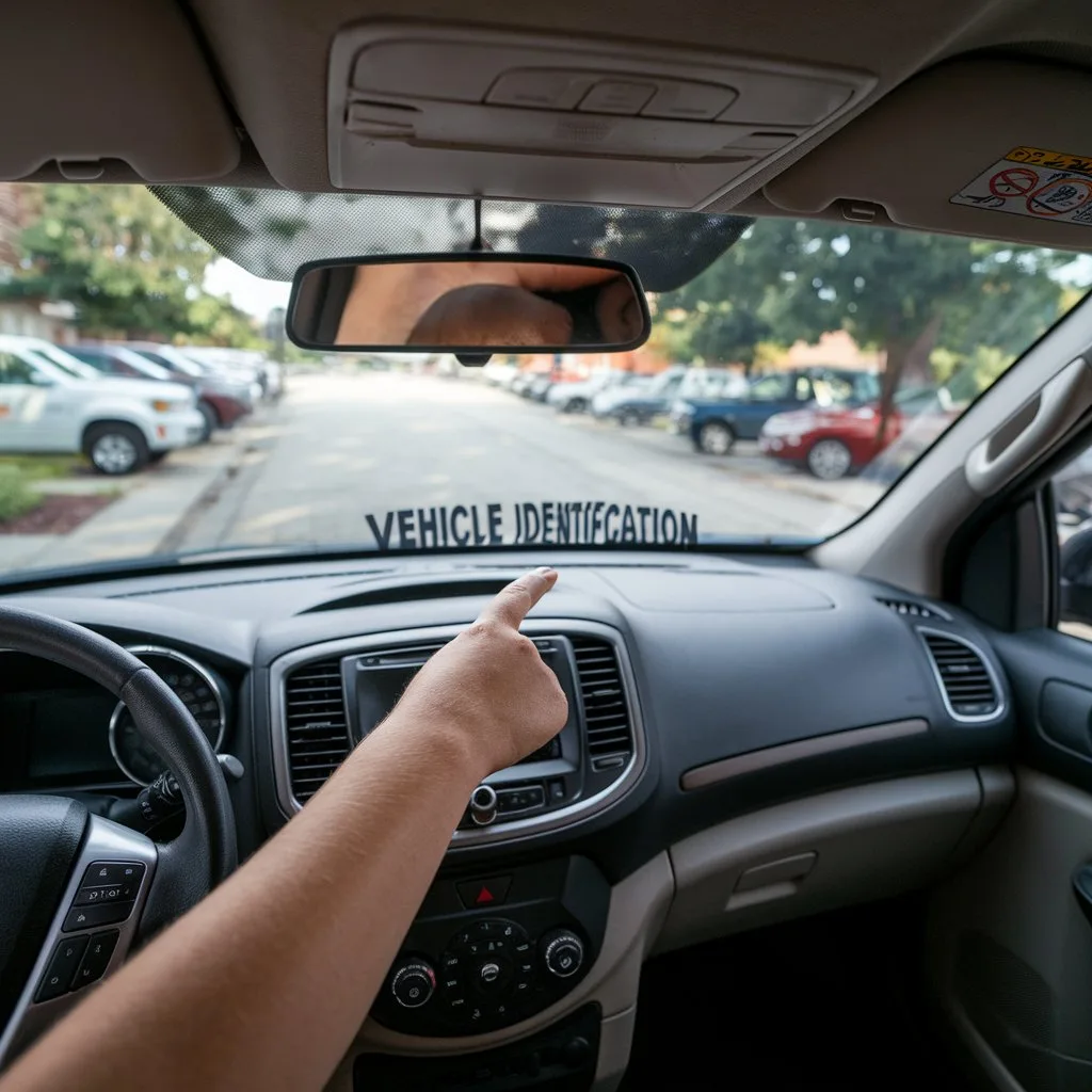 vehicle VIN location