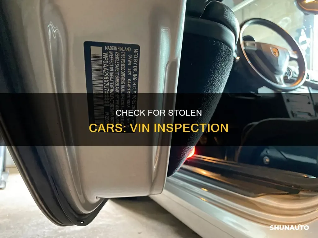 VIN verification inspection