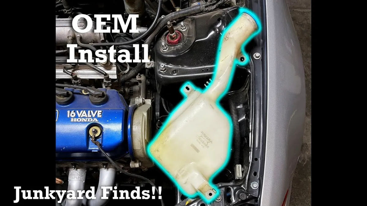washer fluid reservoir location