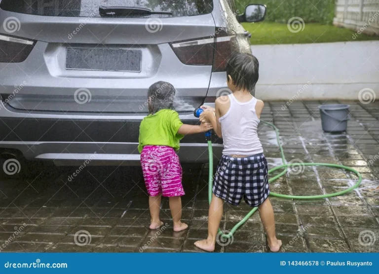 washing cars for kids