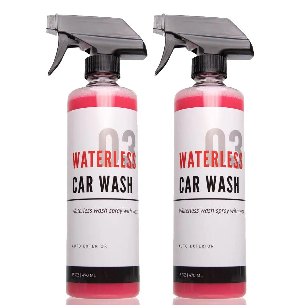 waterless car wash spray