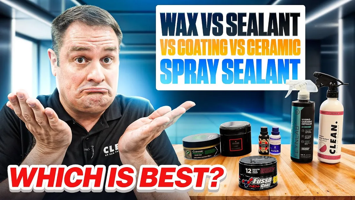 wax vs sealant vs ceramic coating