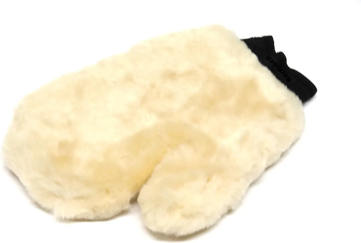 wool wash mitt