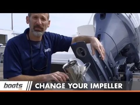 worn outboard impeller