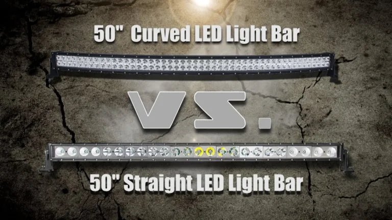 50 inch LED light bar on truck highway Guam