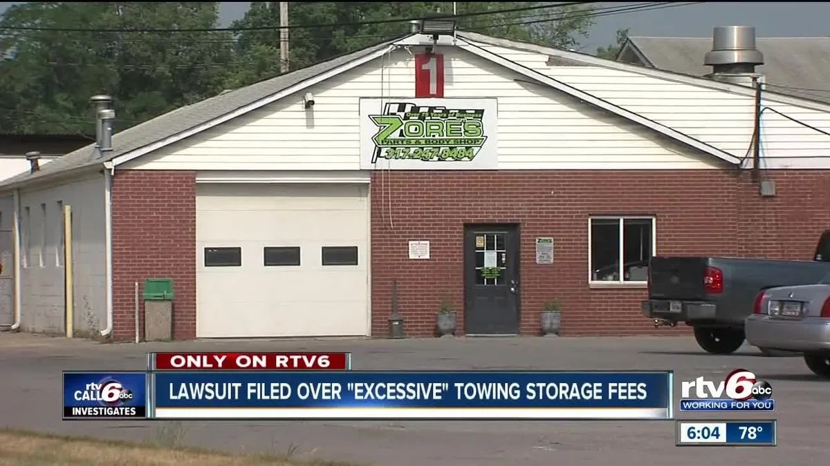 abandoned vehicle towing and storage fees