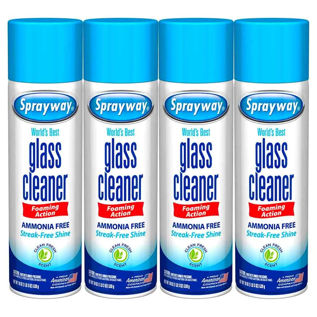aerosol glass cleaner canister