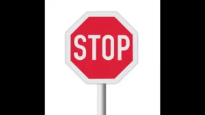 American Samoa traffic intersection with stop sign