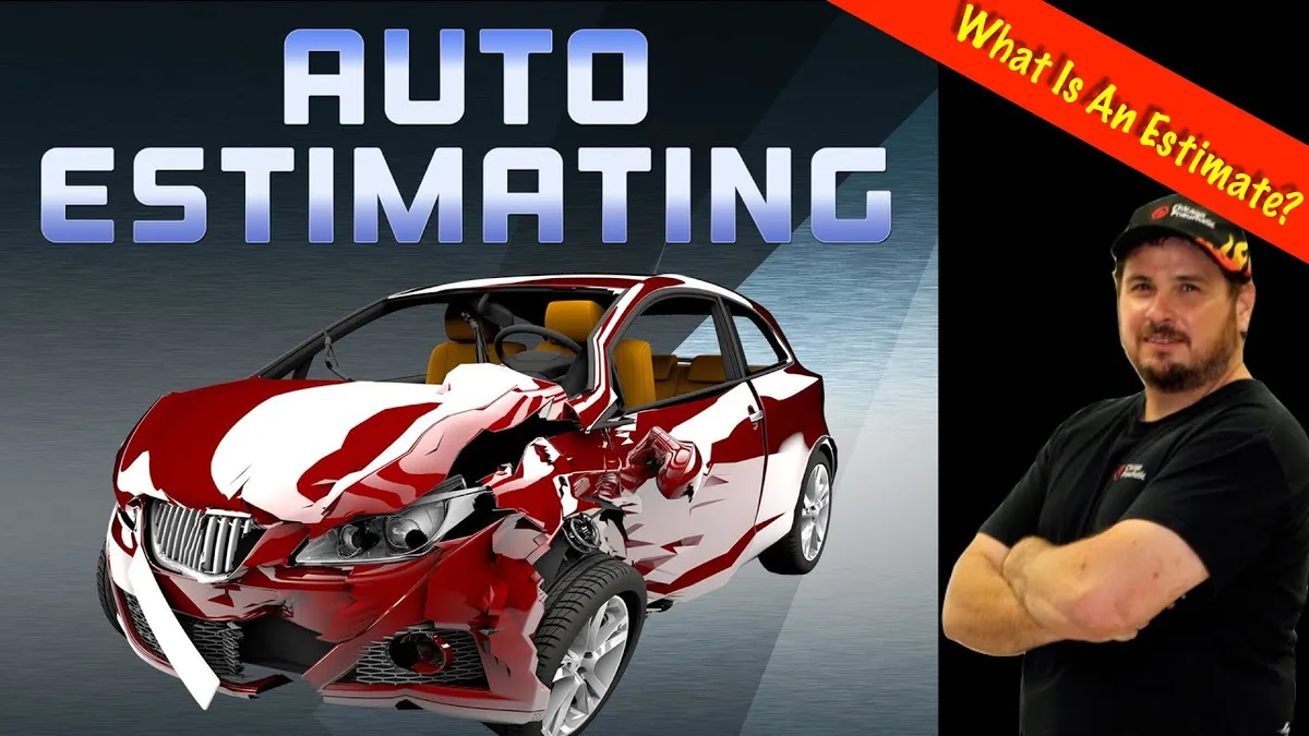 auto repair estimate for car damage
