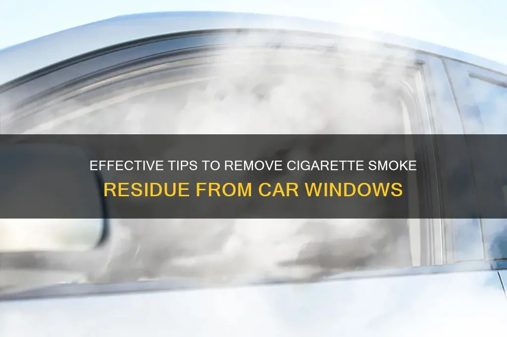 best glass cleaner for smoke residue