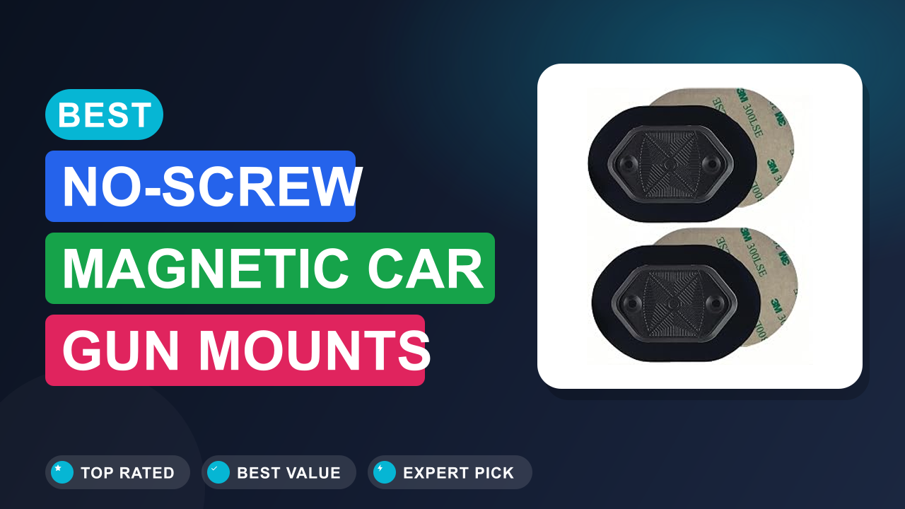 Best No-Screw Magnetic Car Gun Mounts